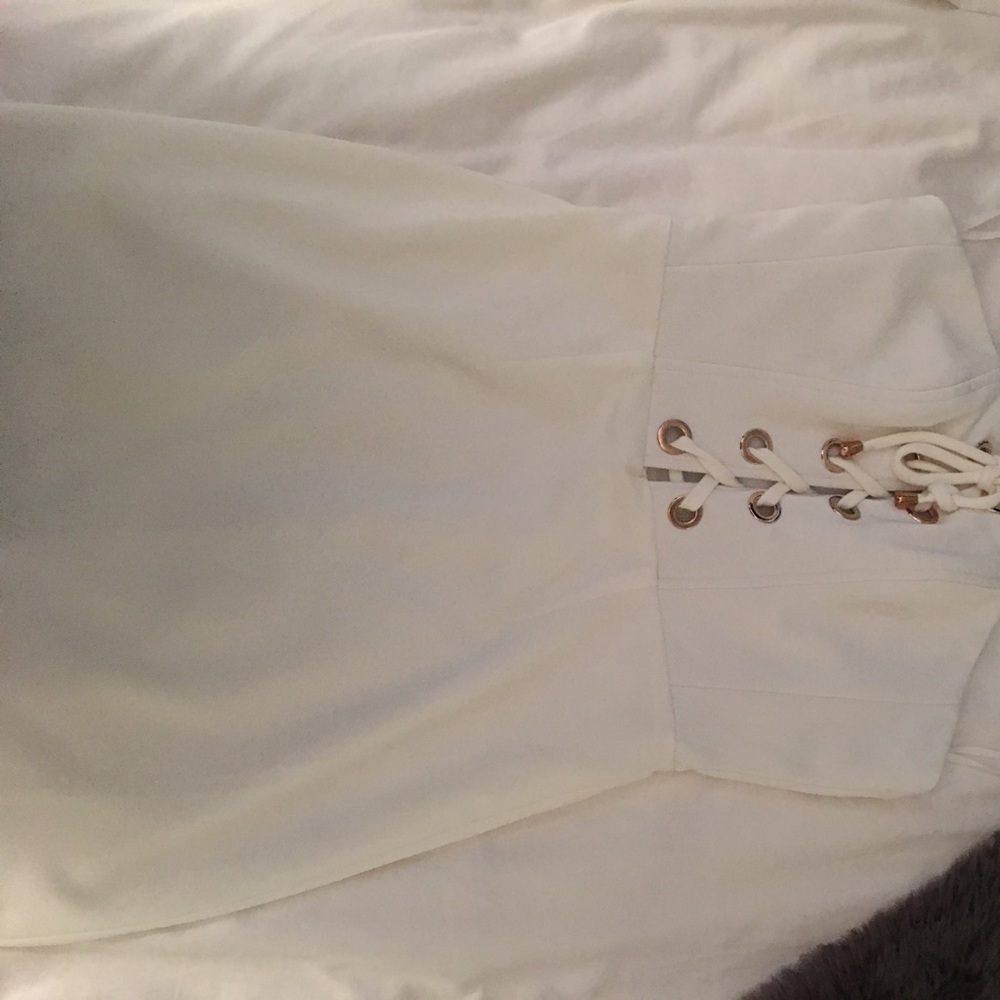 White NBD mini dress